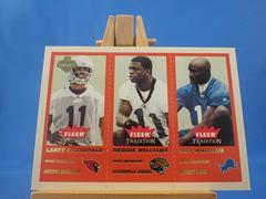 Larry Fitzgerald, Reggie Williams, Roy Williams [Draft Day] #352 Football Cards 2004 Fleer Tradition Prices
