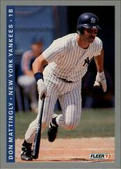 Don Mattingly #281 Baseball Cards 1993 Fleer Prices
