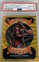 Shaquille O'Neal [Gold Wave] Basketball Cards 2021 Panini Donruss Optic Winner Stays Prices
