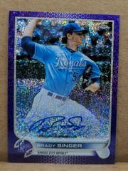Brady Singer [Purple Speckle] #CVA-BS Baseball Cards 2022 Topps Chrome Veteran Autographs Prices