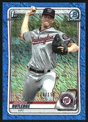 Jackson Rutledge [Blue Shimmer] #BCP-91 Baseball Cards 2020 Bowman Chrome Prospects Prices