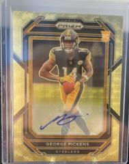 George Pickens [Autograph Gold Vinyl] #329 Football Cards 2022 Panini Prizm Prices