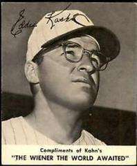 Eddie Kasko Baseball Cards 1960 Kahn's Wieners Prices