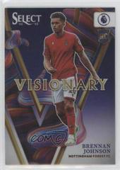 Brennan Johnson Soccer Cards 2022 Panini Select Premier League Visionary Prices