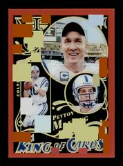 Peyton Manning [Red] #KC-11 Football Cards 2022 Panini Illusions King Of Prices
