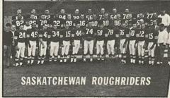 Saskatchewan Roughriders Team #101 Football Cards 1961 Topps CFL Prices