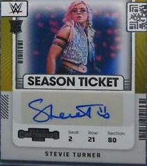 Stevie Turner Wrestling Cards 2022 Panini Chronicles WWE Contenders Rookie Season Ticket Autograph Prices