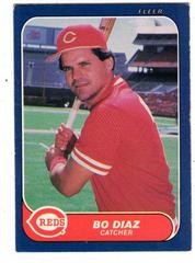 Bo Diaz #176 Baseball Cards 1986 Fleer Prices