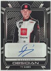 Ty Gibbs #OS-TY Racing Cards 2021 Panini Chronicles NASCAR Obsidian Signatures Prices