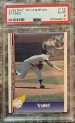 Traded #123 Baseball Cards 1992 Pacific Nolan Ryan Prices