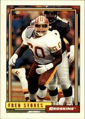 Fred Stokes Football Cards 1992 Topps Prices