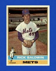 Rick Baldwin #372 Baseball Cards 1976 Topps Prices