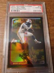Ricky Williams [Gold Refractor] #15 Football Cards 2003 Bowman Chrome Prices