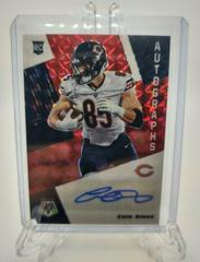 Cole Kmet [Choice Fusion Red] Football Cards 2020 Panini Mosaic Rookie Autographs Prices
