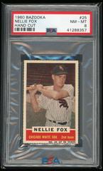Nellie Fox [Hand Cut] Baseball Cards 1960 Bazooka Prices