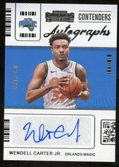 Wendell Carter Jr. Basketball Cards 2021 Panini Contenders Contenders Autographs Prices