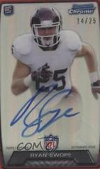 Ryan Swope Football Cards 2013 Bowman Chrome Rookie Autograph Prices