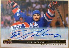 Esa Tikkanen [Autograph] #C-80 Hockey Cards 2020 SP Signature Edition Legends UD Canvas Prices