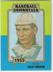 Chief Bender #64 Baseball Cards 1980 Baseball Immortals Prices