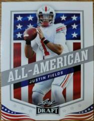 Justin Fields #49 Football Cards 2021 Leaf Draft Prices