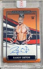 Randy Orton [Orange] Wrestling Cards 2022 Panini Impeccable WWE Stainless Stars Autographs Prices