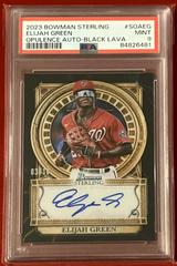 Elijah Green [Black Lava] #SOA-EG Baseball Cards 2023 Bowman Sterling Opulence Autographs Prices