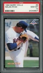 Nolan Ryan Baseball Cards 1992 Barry Colla Ryan Prices