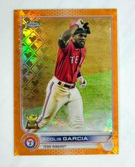 Adolis Garcia [Orange] #96 Baseball Cards 2022 Topps Chrome Logofractor Prices