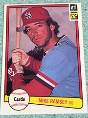 Michael Ramsey #316 Baseball Cards 1982 Donruss Prices