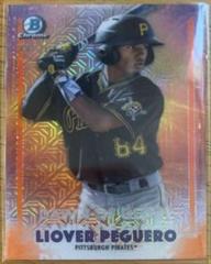Liover Peguero [Orange Refractor] #DOG-14 Baseball Cards 2021 Bowman Chrome Dawn of Glory Prices