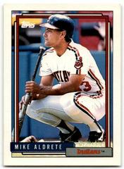 Mike Aldrete #256 Baseball Cards 1992 Topps Prices