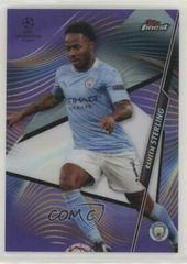 Raheem Sterling [Purple Refractor] Soccer Cards 2020 Topps Finest UEFA Champions League Prices