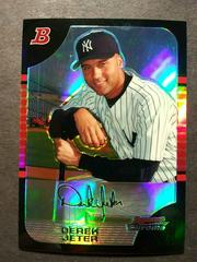 Derek Jeter [Refractor] #25 Baseball Cards 2005 Bowman Chrome Prices