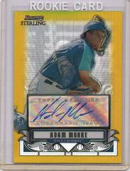 Adam Moore [Autograph Gold Refractor] Baseball Cards 2008 Bowman Sterling Prospects Prices