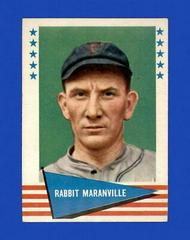 Rabbit Maranville #124 Baseball Cards 1961 Fleer Prices