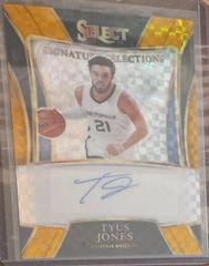 Tyus Jones [Gold Prizm] Basketball Cards 2021 Panini Select Signature Selections Prices
