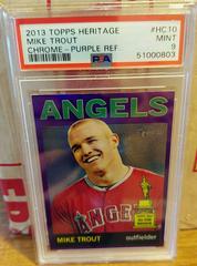 Mike Trout #HC10 Baseball Cards 2013 Topps Heritage Chrome Prices
