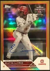 Elly De La Cruz [Autograph Gold] #PD-170 Baseball Cards 2023 Topps Pro Debut Prices