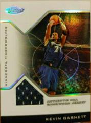Kevin Garnett [Jersey Refractor] #115 Basketball Cards 2004 Finest Prices