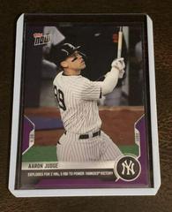 Aaron Judge [Purple] #150 Baseball Cards 2021 Topps Now Prices
