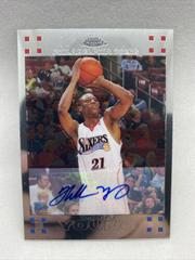 Thaddeus Young [Autograph] Basketball Cards 2007 Topps Chrome Prices