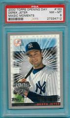 Derek Jeter [Magic Moments] Baseball Cards 2000 Topps Opening Day Prices