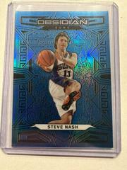 Steve Nash [Blue Flood] Basketball Cards 2022 Panini Obsidian Prices