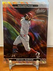Bryce Harper [Lava] Baseball Cards 2022 Panini Absolute Extreme Team Prices