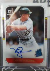 Mark McGwire #RRR-MM Baseball Cards 2021 Panini Donruss Optic Retro Rated Rookie Signatures Prices
