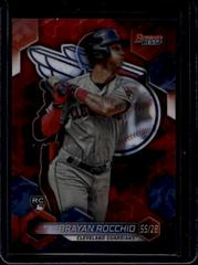 Brayan Rocchio [Red] Baseball Cards 2023 Bowman's Best Prices