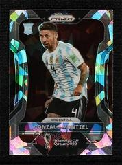 Gonzalo Montiel [Ice] Soccer Cards 2022 Panini Prizm World Cup Prices