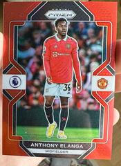 Anthony Elanga [Red] Soccer Cards 2022 Panini Prizm Premier League Prices