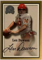 Len Dawson [Autograph] Football Cards 2000 Fleer Greats of the Game Autographs Prices