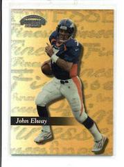 John Elway [Finesse Gold] #114 Football Cards 1999 Playoff Contenders Prices